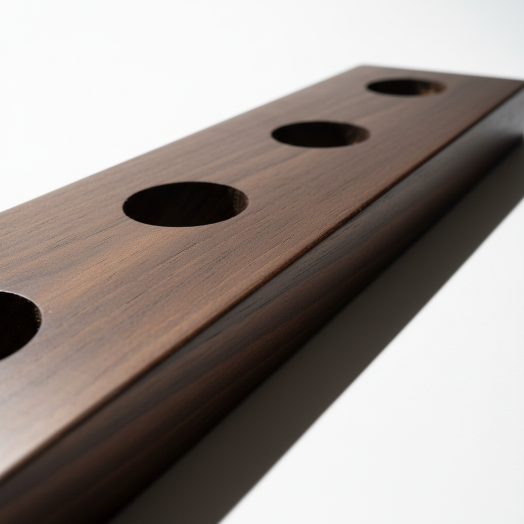 Solid Wood Hydroponic Wall Planter Set – Classic Walnut| Linea Series by ILNOR