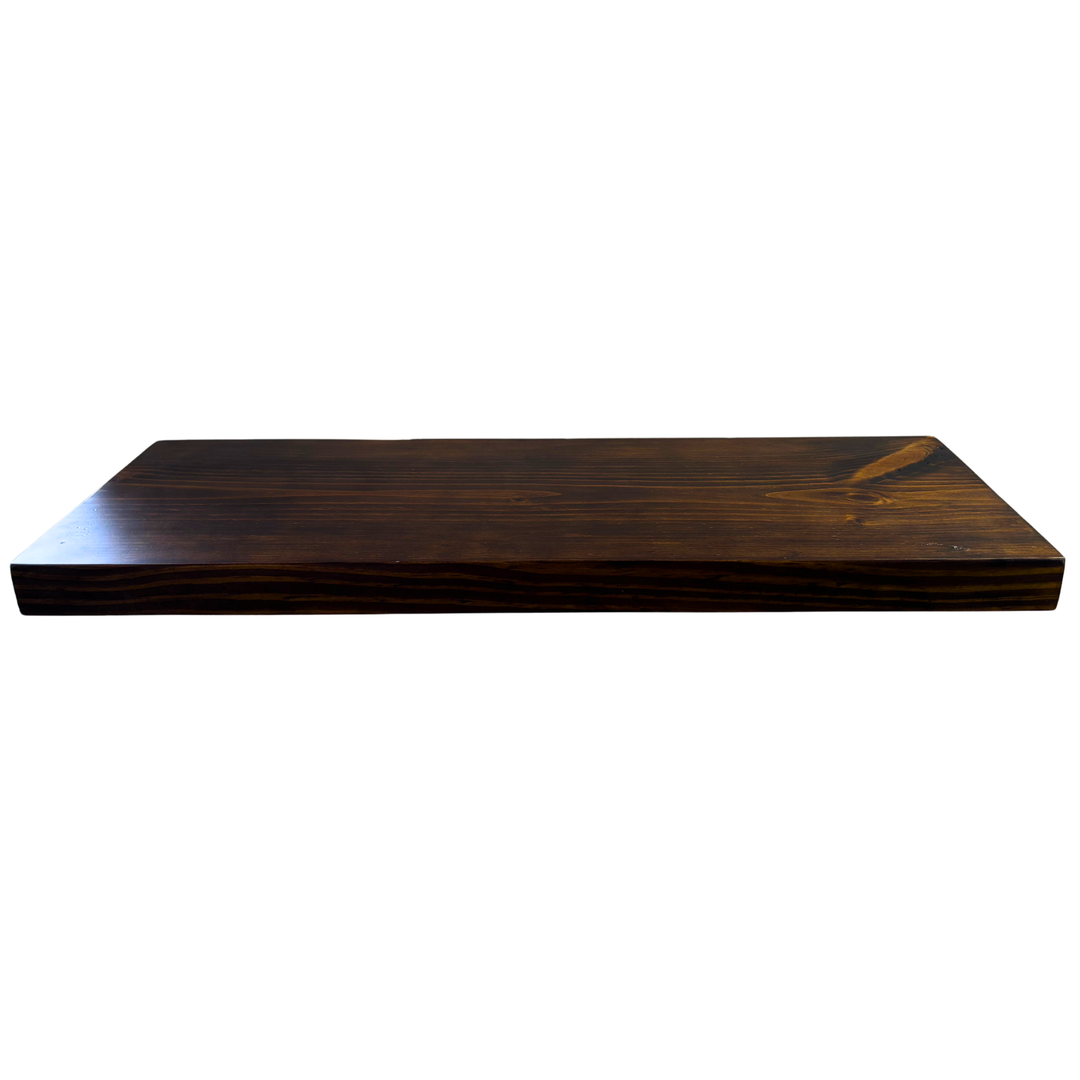 Prism – Solid Wood Floating Shelf | Classic Walnut | Matt Finish | 9in Deep | 35mm Thick