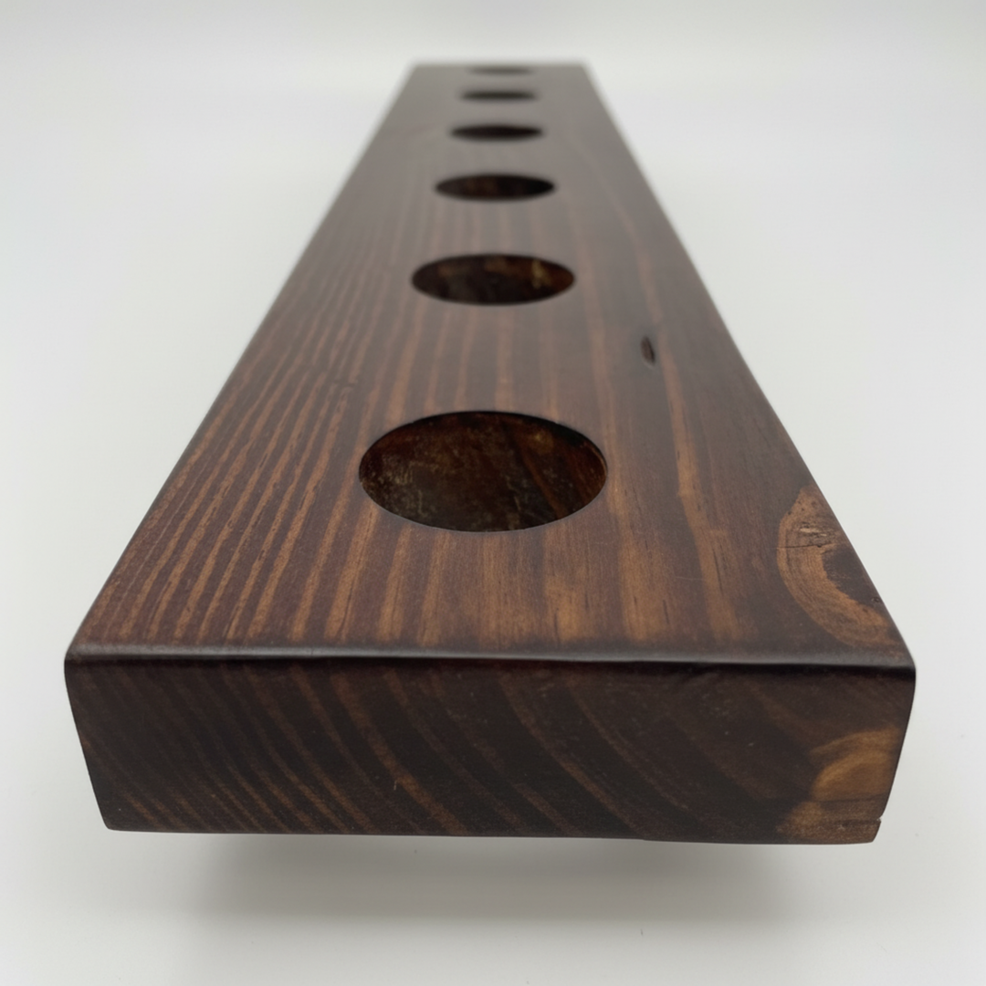 Solid Wood Hydroponic Wall Planter Set – Classic Walnut| Linea Series by ILNOR