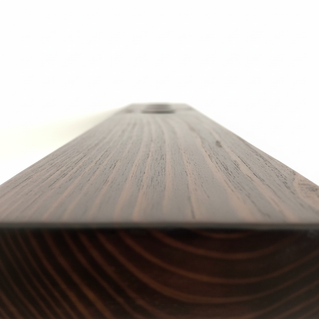 Solid Wood Hydroponic Wall Planter Set – Classic Walnut| Linea Series by ILNOR