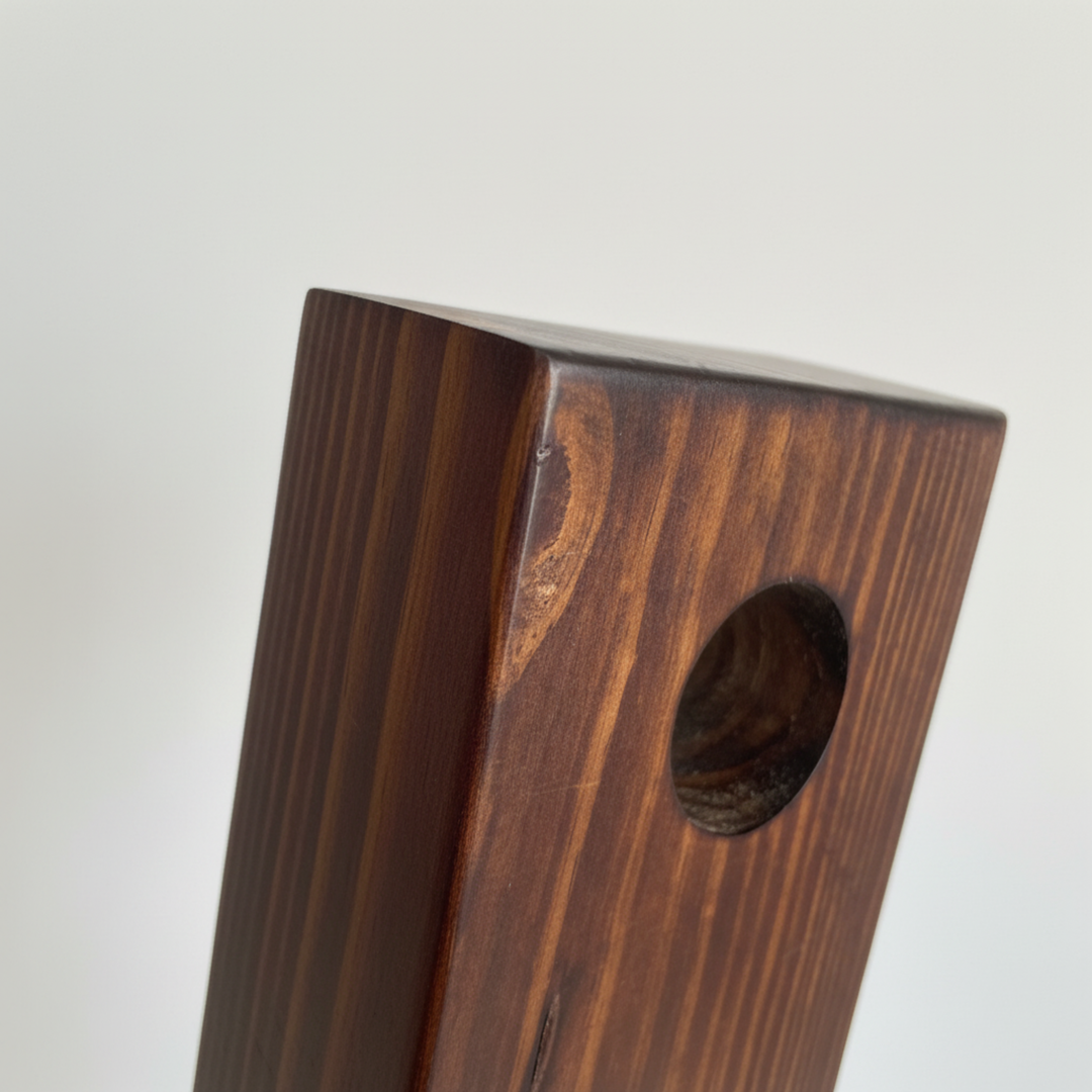 Solid Wood Hydroponic Wall Planter Set – Classic Walnut| Linea Series by ILNOR