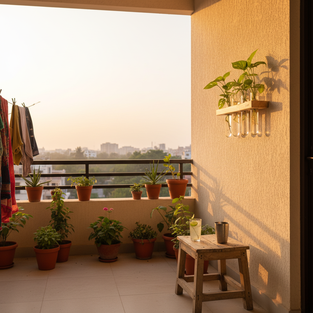 Linea – Golden Hour Balcony