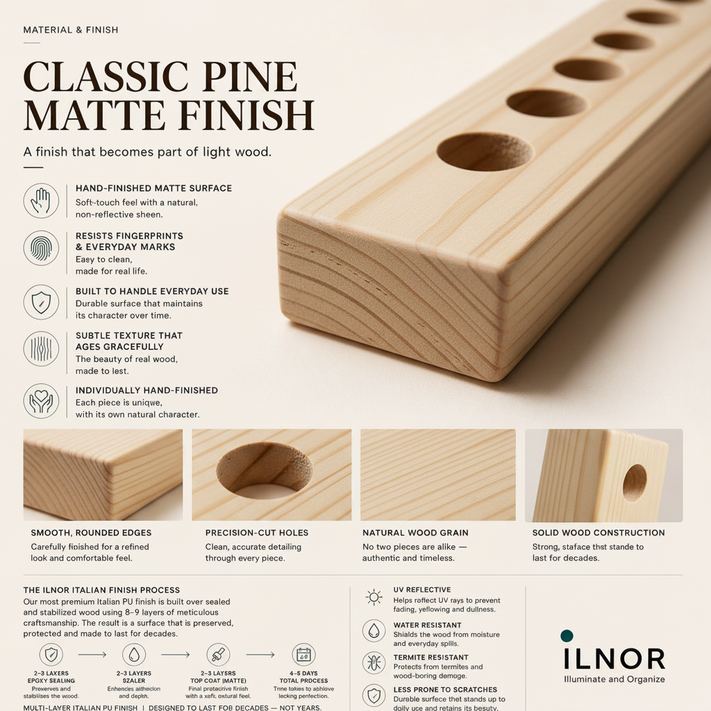 Material & Finish — Clear Natural
